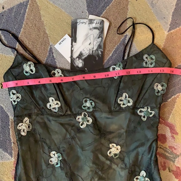 VINTAGE BETSEY JOHNSON MESH COCKTAIL MIDI DRESS 90s Y2K NWT MADMEN S 2 4 - Picture 7 of 11